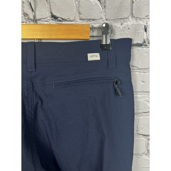 Orvis Tech Pants Men 32x29 Stretch, Repellent, Pockets 95% Nylon 5% Spandex - Picture 10 of 14